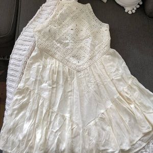 Cream American Eagle summer dress size small
